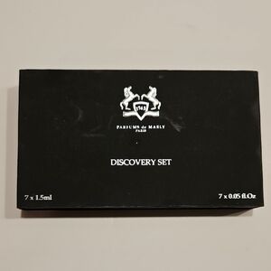 PARFUMS DE MARLY MASCULINE PARIS DESCOVERY SET           7 X 1.5ML NEW IN BOX